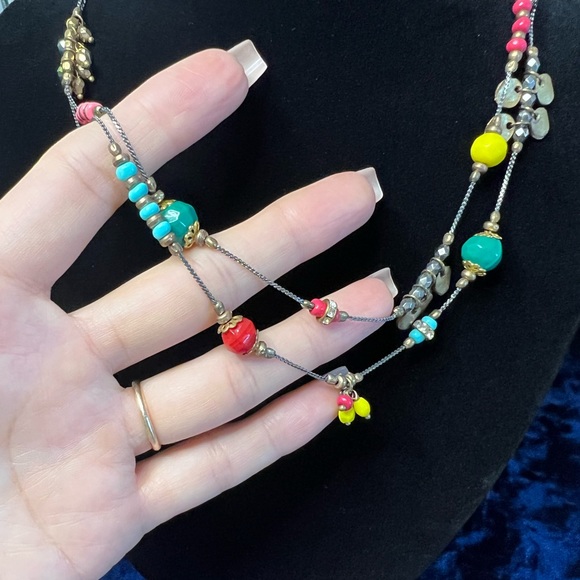 Boho style necklace and earrings. - Picture 2 of 6